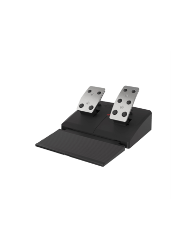 GENESIS Seaborg 400 Negro, Plata USB Volante + Pedales Nintendo Switch, PC, PlayStation 4, Playstation 3, Xbox 360, Xbox One, Xb