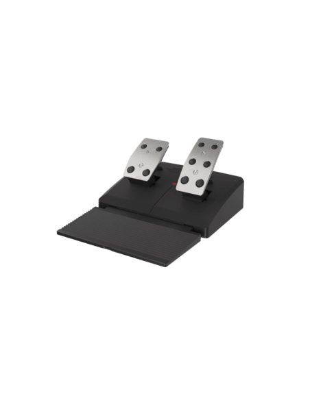 GENESIS Seaborg 400 Negro, Plata USB Volante + Pedales Nintendo Switch, PC, PlayStation 4, Playstation 3, Xbox 360, Xbox One, Xb