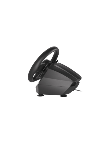 GENESIS Seaborg 400 Negro, Plata USB Volante + Pedales Nintendo Switch, PC, PlayStation 4, Playstation 3, Xbox 360, Xbox One, Xb