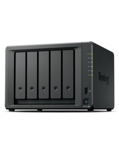 Synology DiskStation DS1525+ servidor de almacenamiento NAS Ryzen Embedded V1500B 8 GB DDR4 0 TB Negro
