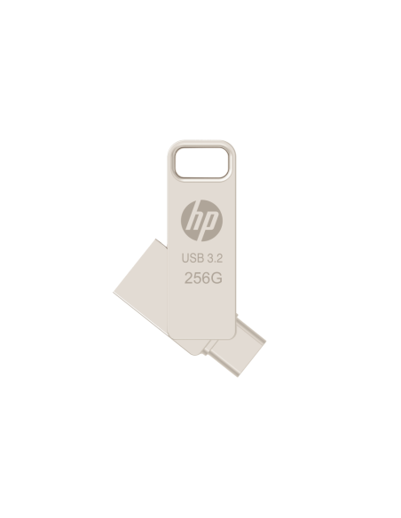 HP HPFD206C-256 unidad flash USB 256 GB USB Type-A / USB Type-C 3.2 Gen 2 (3.1 Gen 2) Plata