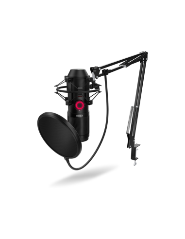 Krom Kapsule Negro Micrófono para PC