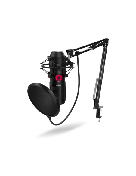 Krom Kapsule Negro Micrófono para PC