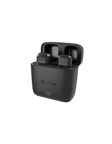 NATEC Hopper Negro Micrófono de corbata/solapa