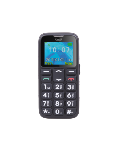 Trevi Sicuro 10 4,5 cm (1.77") Negro Teléfono para personas mayores