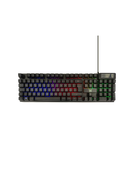 Ewent PL3319 teclado Juego USB QWERTY Portugués Negro