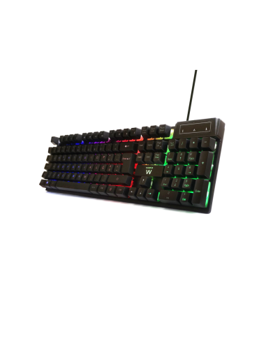 Ewent PL3319 teclado Juego USB QWERTY Portugués Negro