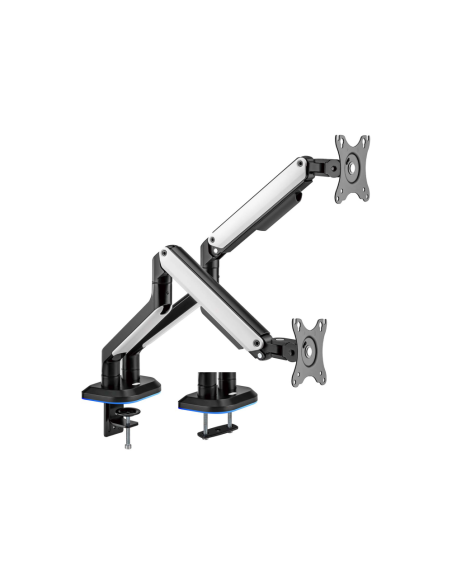 AISENS DT32TSR-297 soporte para monitor 81,3 cm (32") Escritorio Negro, Blanco