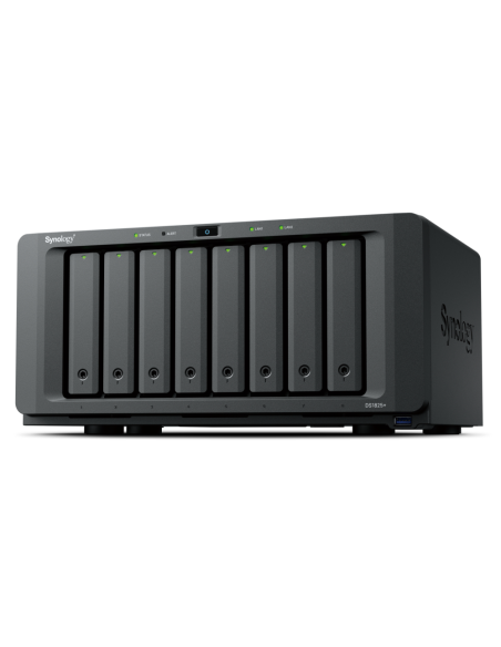 Synology DiskStation DS1825+ servidor de almacenamiento NAS Ryzen Embedded V1500B 8 GB DDR4 0 TB Negro