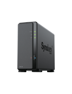 Synology DiskStation DS124 servidor de almacenamiento NAS Escritorio Realtek RTD1619B 1 GB DDR4 0 TB DiskStation Manager Negro