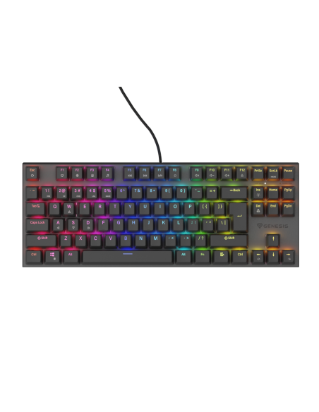 GENESIS Thor 303 TKL teclado Juego USB QWERTY Español Negro