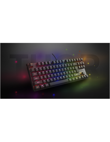 GENESIS Thor 303 TKL teclado Juego USB QWERTY Español Negro