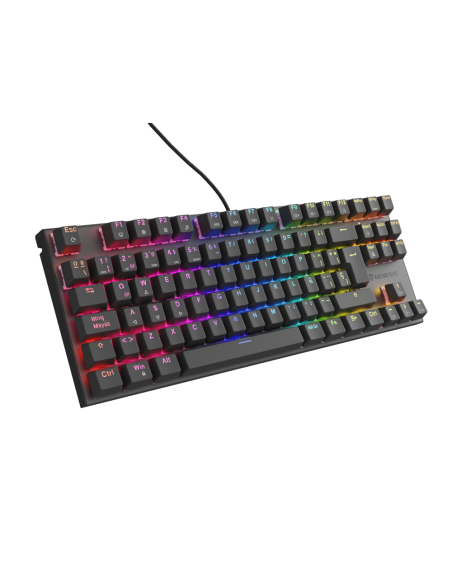 GENESIS Thor 303 TKL teclado Juego USB QWERTY Español Negro