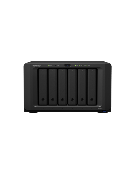 Synology DiskStation DS1621+ servidor de almacenamiento NAS Escritorio Ryzen Embedded V1500B 4 GB DDR4 0 TB DiskStation Manager 
