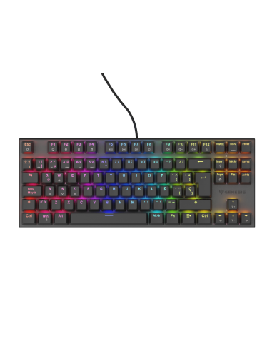GENESIS Thor 303 TKL teclado Juego USB QWERTY Español Negro