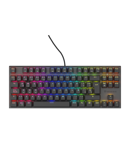 GENESIS Thor 303 TKL teclado Juego USB QWERTY Español Negro