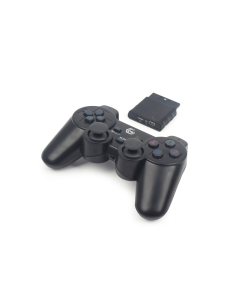 Gembird JPD-WDV-01 mando y volante Negro RF Gamepad PC, Playstation 2, Playstation 3