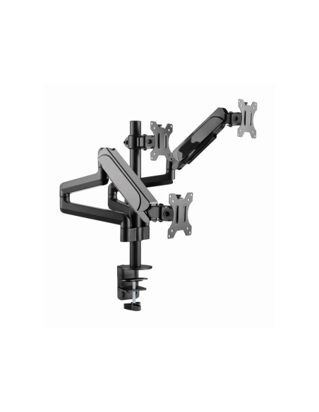 Gembird MA-DA3-01 soporte para monitor 68,6 cm (27") Escritorio Negro