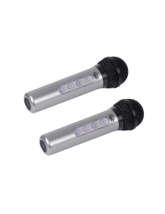 Trevi EM 415 R Negro, Plata Micrófono para karaoke