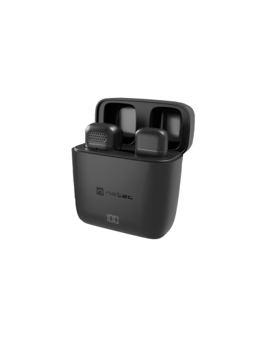 NATEC Hopper Negro Micrófono de corbata/solapa