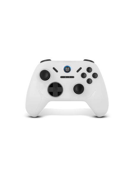 Krom Kadoer Blanco Bluetooth/USB Gamepad Analógico/Digital Android, Nintendo Switch, Nintendo Switch 2, PC, iOS