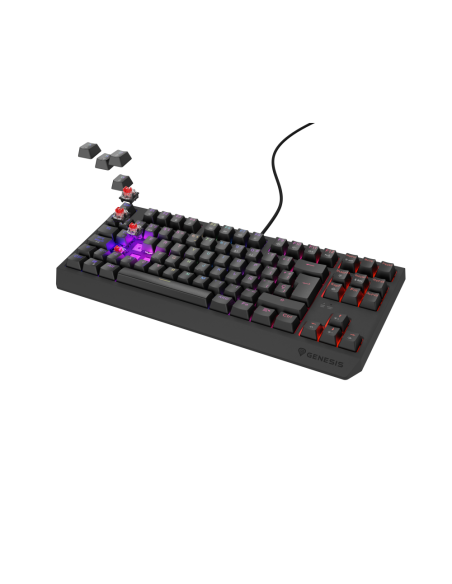 GENESIS Thor 230 TKL teclado Juego USB QWERTY Español Negro