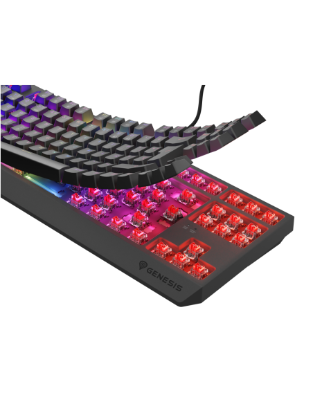 GENESIS Thor 230 TKL teclado Juego USB QWERTY Español Negro