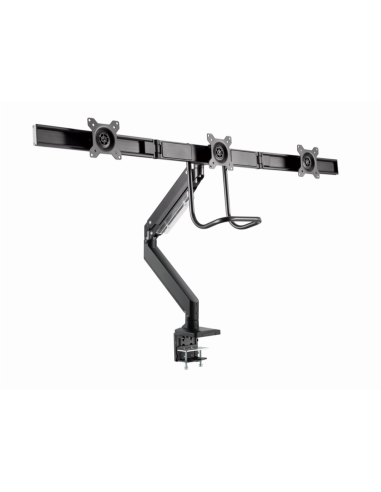 Gembird MA-DA3-03 soporte para monitor 68,6 cm (27") Escritorio Negro