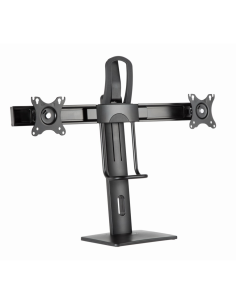 Gembird MS-D2-01 soporte para monitor 68,6 cm (27") Escritorio Negro