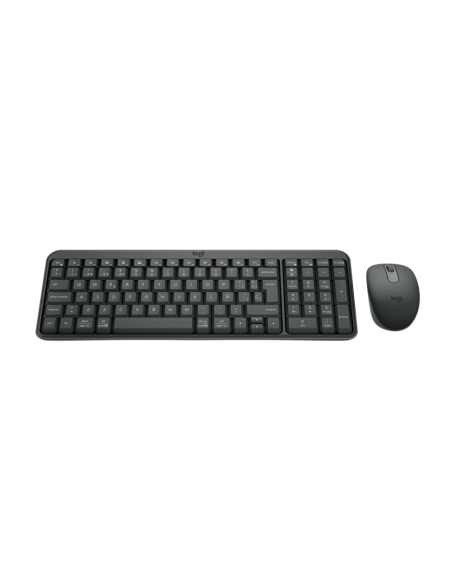 Logitech MK250 Compact Bluetooth Wireless Combo teclado Ratón incluido Universal RF Wireless + Bluetooth QWERTY Español Grafito