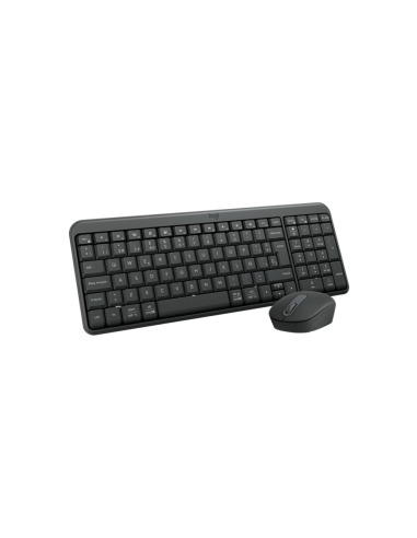 Logitech MK250 Compact Bluetooth Wireless Combo teclado Ratón incluido Universal RF Wireless + Bluetooth QWERTY Español Grafito