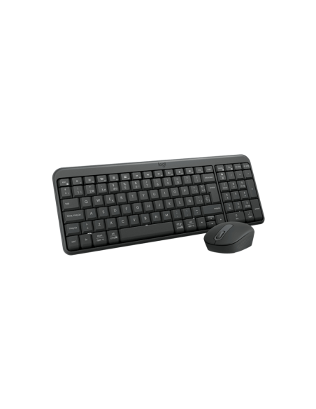 Logitech MK250 Compact Bluetooth Wireless Combo teclado Ratón incluido Universal RF Wireless + Bluetooth QWERTY Español Grafito