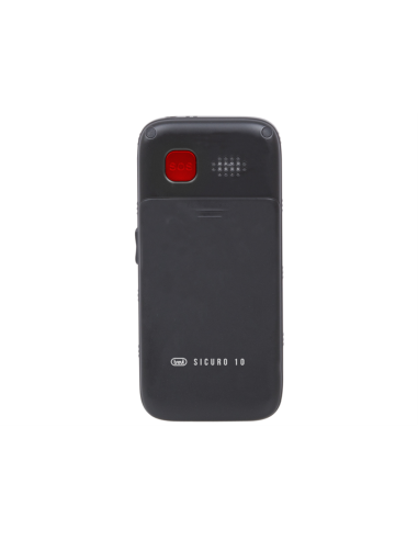 Trevi Sicuro 10 4,5 cm (1.77") Negro Teléfono para personas mayores