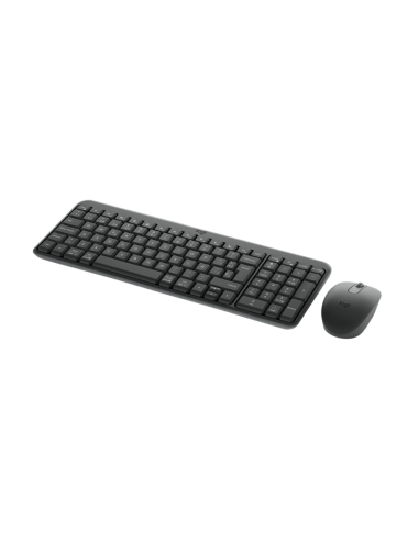 Logitech MK250 Compact Bluetooth Wireless Combo teclado Ratón incluido Universal RF Wireless + Bluetooth QWERTY Español Grafito