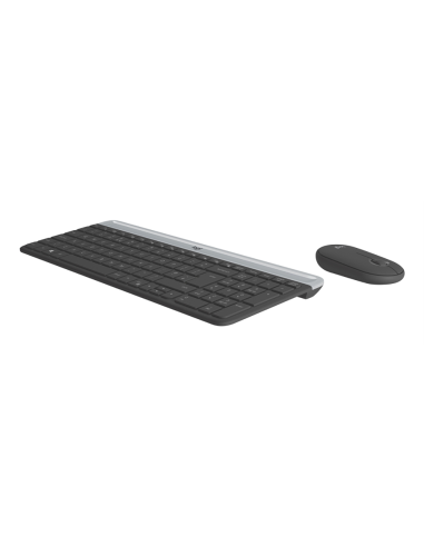 Logitech 920-009198 teclado Ratón incluido Universal RF inalámbrico QWERTY Español Grafito