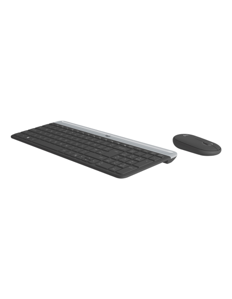 Logitech 920-009198 teclado Ratón incluido Universal RF inalámbrico QWERTY Español Grafito