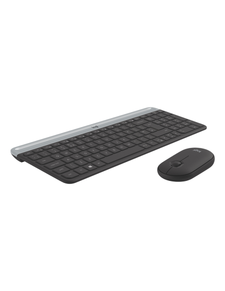 Logitech 920-009198 teclado Ratón incluido Universal RF inalámbrico QWERTY Español Grafito