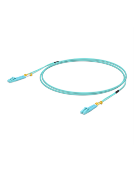 Ubiquiti UniFi ODN 3m cable de fibra optica LC OM3 Color aguamarina