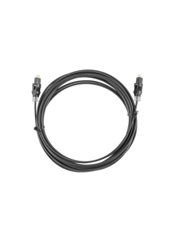Lanberg CA-TOSL-10CC-0020-BK Cable de fibra óptica e InfiniBand 2 m Toslink Negro