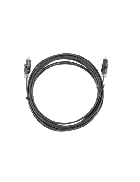 Lanberg CA-TOSL-10CC-0020-BK Cable de fibra óptica e InfiniBand 2 m Toslink Negro