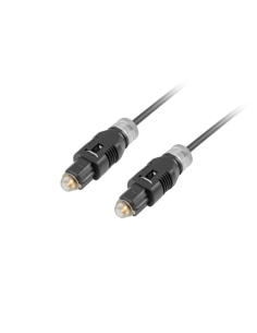 Lanberg CA-TOSL-10CC-0030-BK Cable de fibra óptica e InfiniBand 3 m Toslink Negro