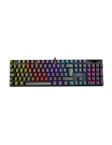 Krom Kasic teclado Juego USB QWERTY Inglés Negro