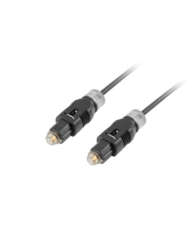 Lanberg CA-TOSL-10CC-0030-BK Cable de fibra óptica e InfiniBand 3 m Toslink Negro