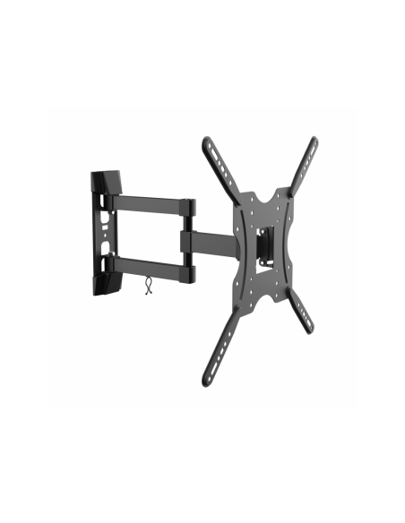 AISENS Soporte ECO giratorio, inclinable para monitor/TV 30kg (3 Pivotes) de 32-55, Negro