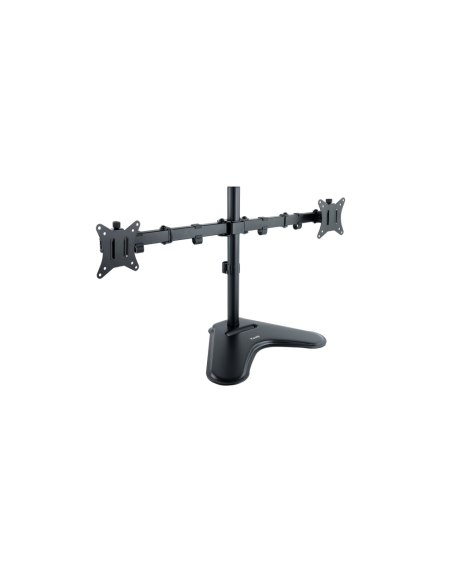 TooQ Soporte de Mesa, Giratorio e Inclinable, para 2 Pantallas de 17”-32”