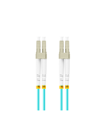 Lanberg FO-LULU-MD31-0020-TQ Cable de fibra óptica e InfiniBand 2 m LC Color aguamarina