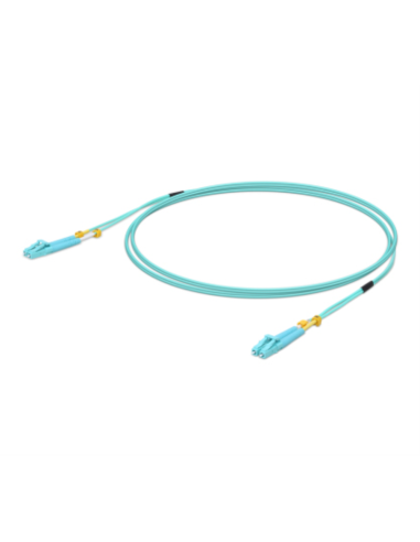 Ubiquiti UniFi ODN 3m cable de fibra optica LC OM3 Color aguamarina