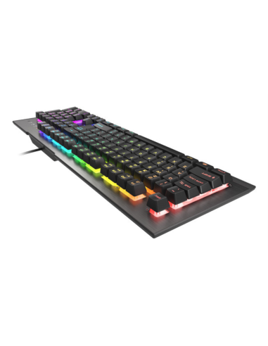 GENESIS Rhod 500 RGB teclado Juego USB QWERTY Español Negro, Gris