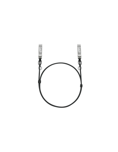 TP-Link Omada SM6220-1M Cable de fibra óptica e InfiniBand SFP28 Negro, Plata