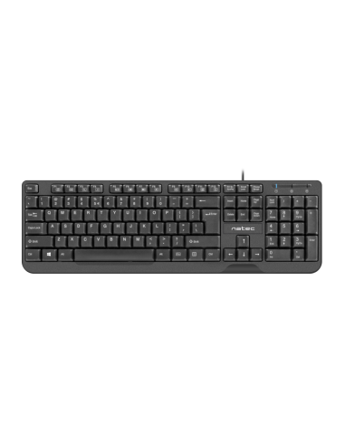 NATEC Trout teclado Oficina USB QWERTY Español Negro